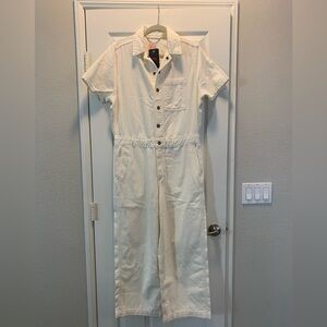 NWT white jumper/coverall Sz. M